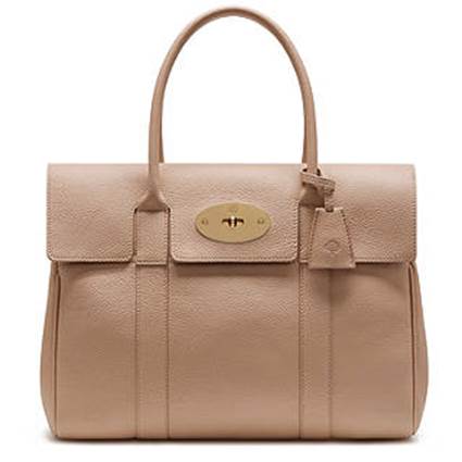 leather handbag rose colour